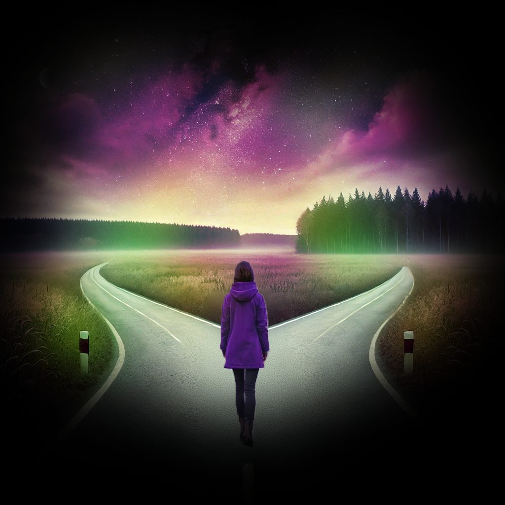 dekle izgubljena, potrebuje energijski kompas